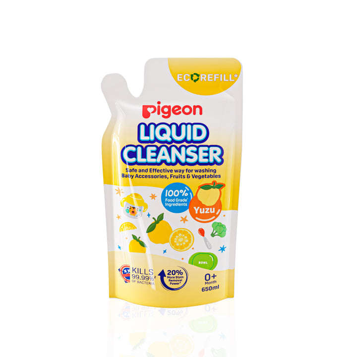 Pigeon Liquid Cleanser Yuzu 650ml Refill