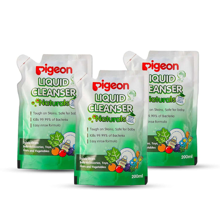 Pigeon Liquid Cleanser Naturals - 200 ML COMBO (PACK OF 3)