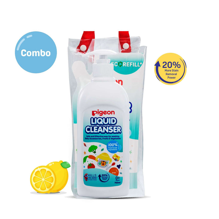 Pigeon Liquid Cleanser 700ml | Pigeon Liquid Cleanser Regular 700ml+650ml Refill