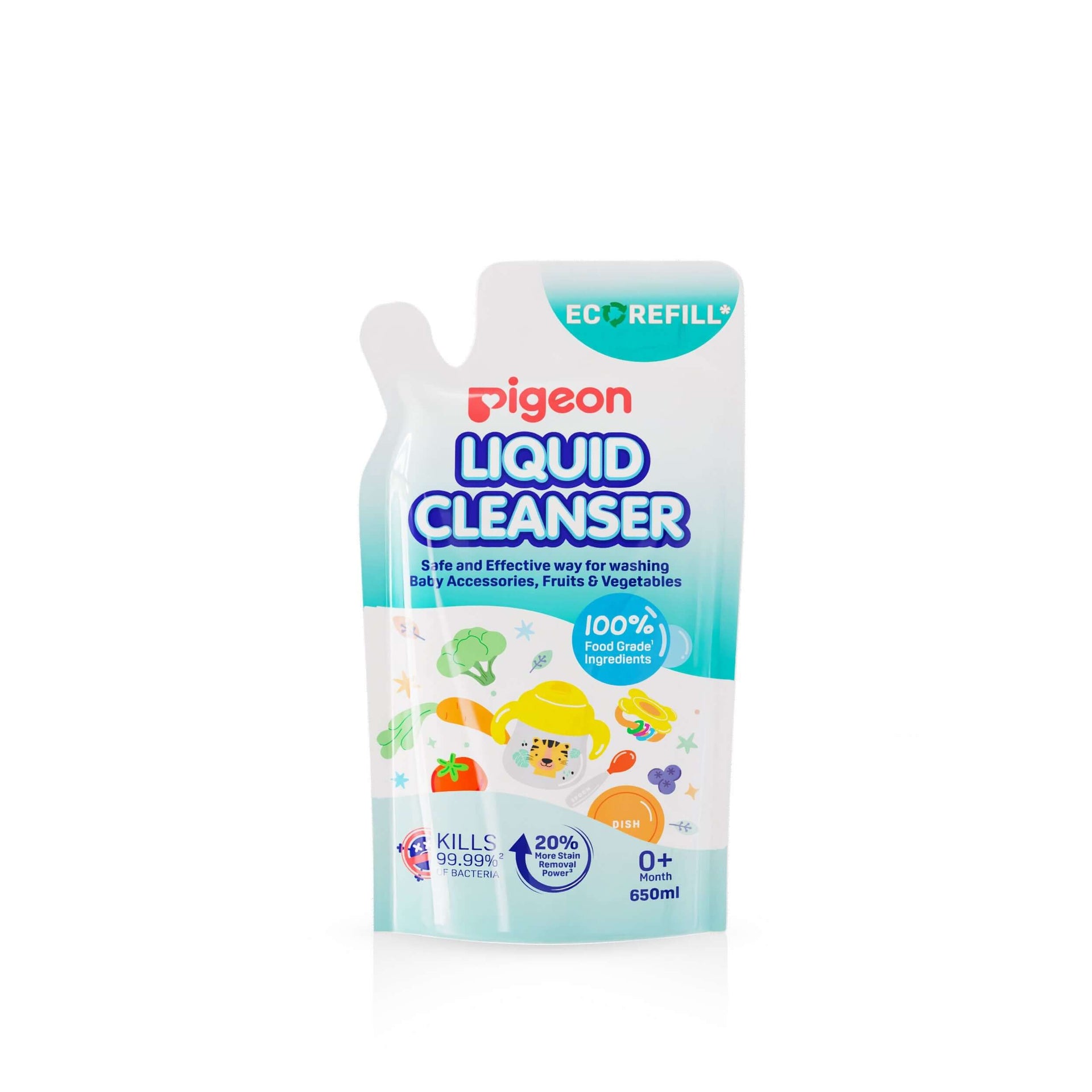 Liquid Cleanser for Feeding Bottles | Pigeon Liquid Cleanser Regular 650ml Refill
