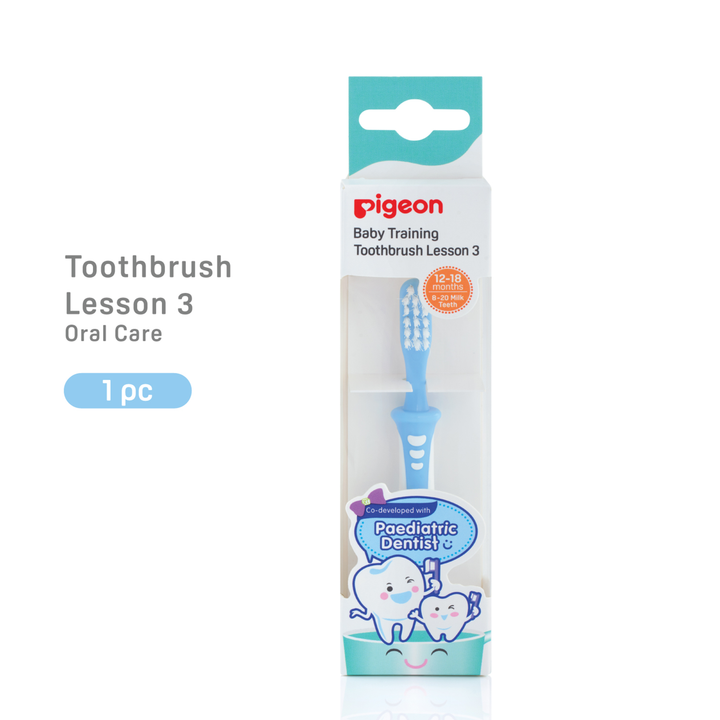Pigeon Baby Training Toothbrush Lesson 3