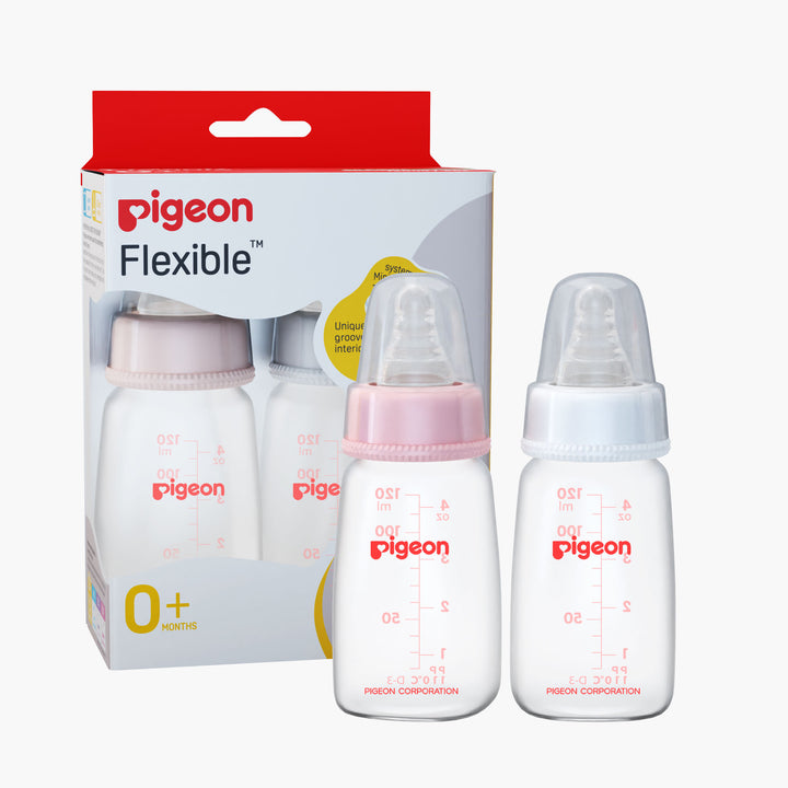 BPA Free Feeding Bottle | Pigeon Peristaltic Nursing Bottle Twin Pack Kpp 120ml Nipple S