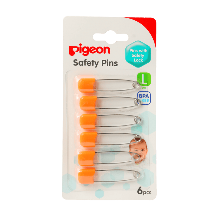 Safety Pin (L) 6pcs/Card