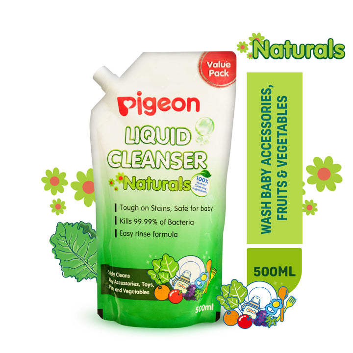 Pigeon Liquid Cleanser 500ml Refill Combo Pack of 2