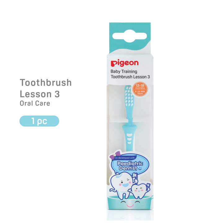 1 Year Baby Toothbrush | Pigeon Baby Training Toothbrush Lesson 3