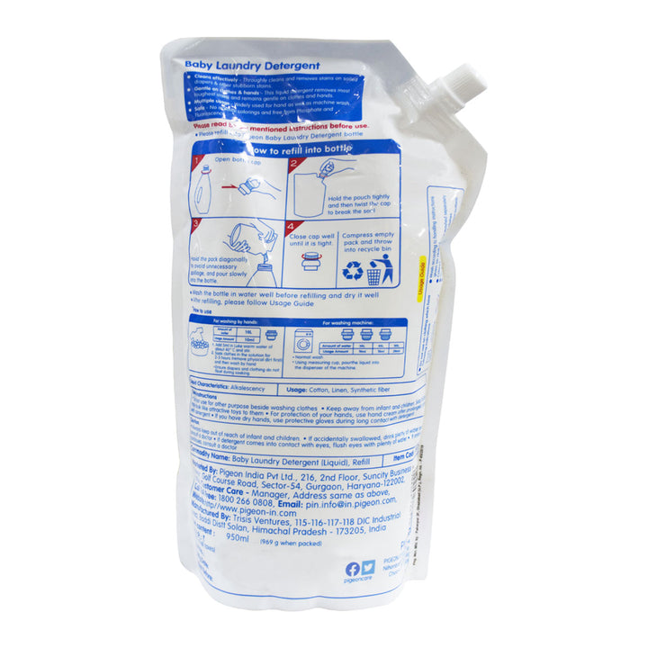 Pigeon Baby Liquid Laundry Detergent 950ml Refill
Success