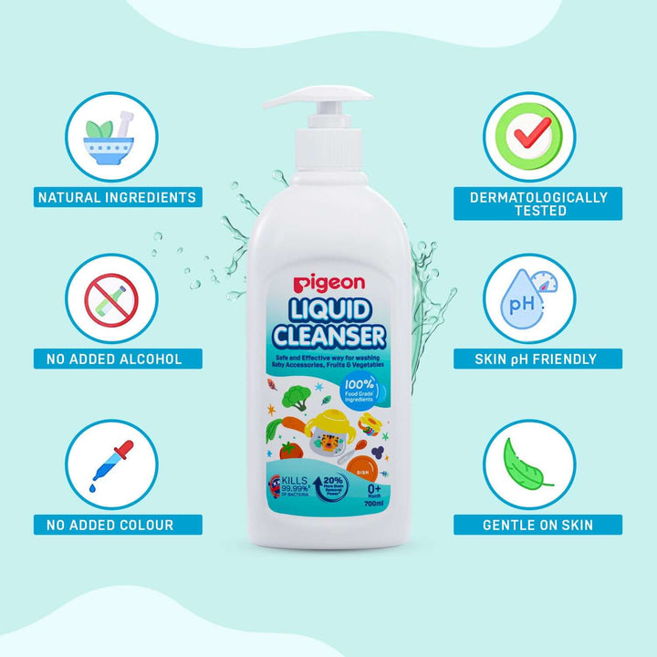 Pigeon Liquid Cleanser Regular 700ml+650ml Refill