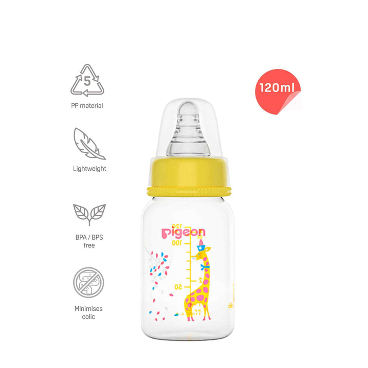 Pigeon Peristaltic Clear Nursing Bottle Rpp 120ml S