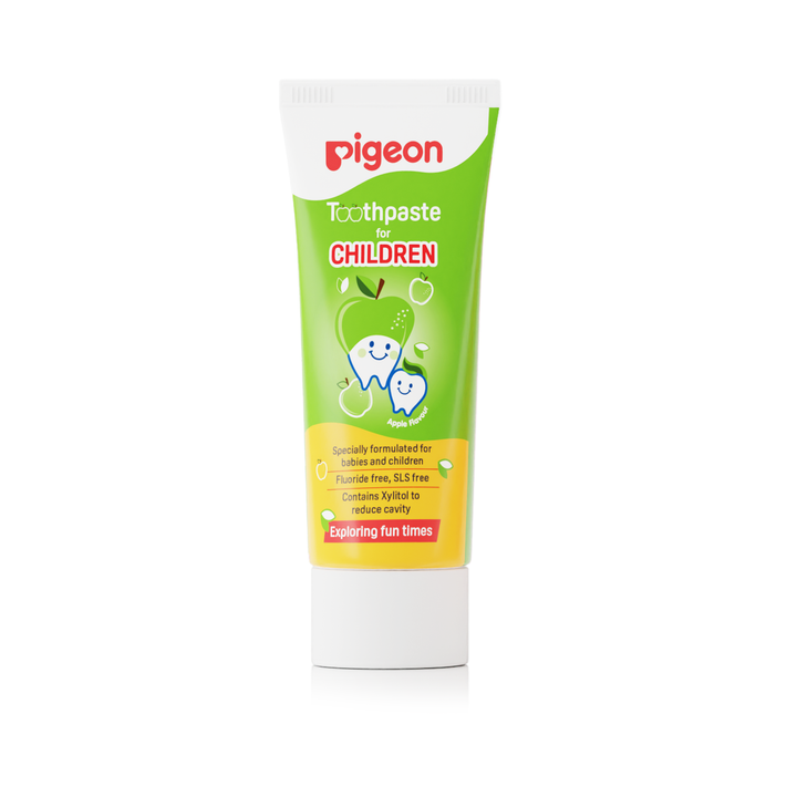 Baby Toothpaste for 2 Year Old | Pigeon Toothpaste for Children - Apple Flavour