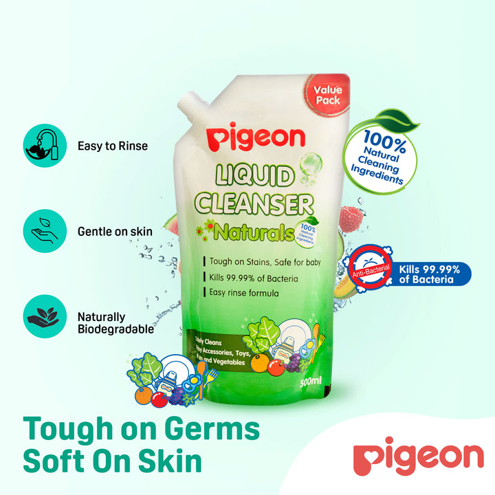 Pigeon Liquid Cleanser 500ml Refill Combo Pack of 2