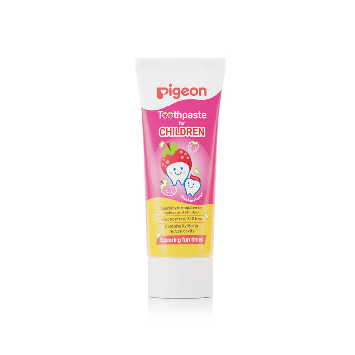 Baby Toothpaste | Pigeon Toothpaste for Children - Strawberry Flavour