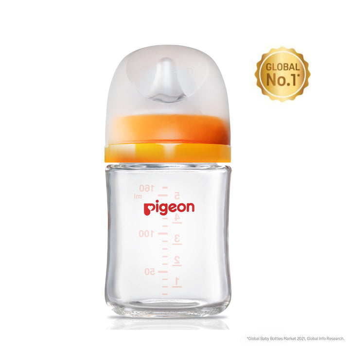 Pigeon Wn3 Glass Nursing Bottle with Nipple 160ml