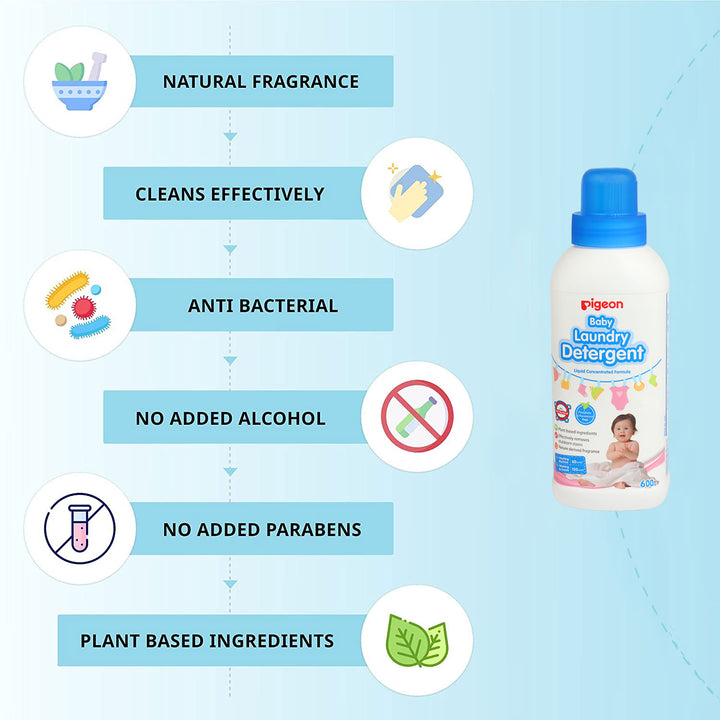 Baby Laundry Detergent 600ml Bottle