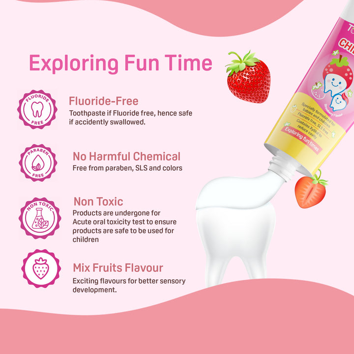 Pigeon Toothpaste for Children - Strawberry Flavour