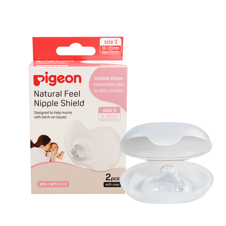 Pigeon Natural Feel Nipple Shield 2pcs with Case