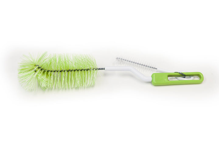 Pigeon Nylon Brush for Bottle and Nipple, Y-Green/Purple