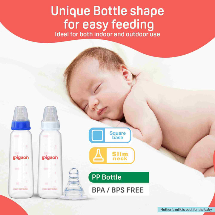 Pigeon Peristaltic Nursing Bottle Twin Pack Kpp 240ml Nipple L
