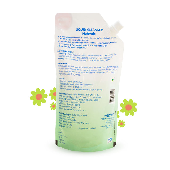 Pigeon Liquid Cleanser 500ml Refill Combo Pack of 2