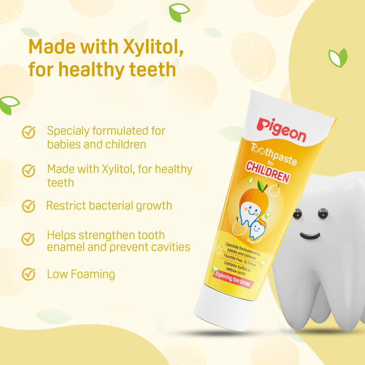Pigeon Toothpaste for Children - Orange Flavour