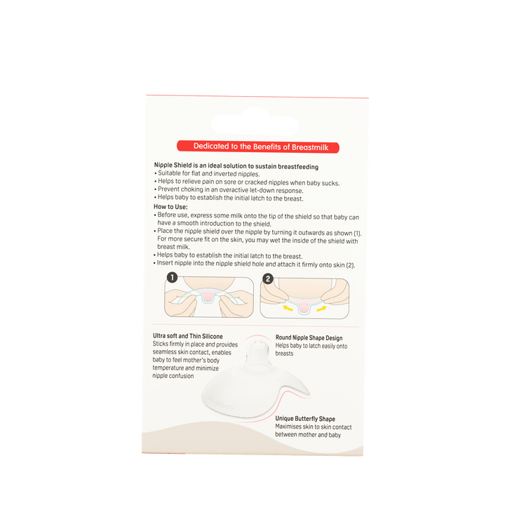 Pigeon Natural Feel Nipple Shield 2pcs with Case