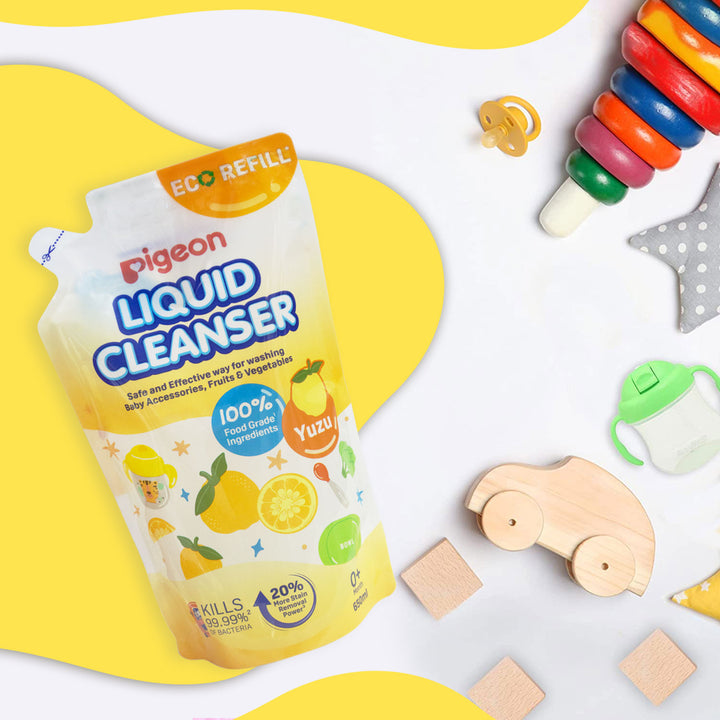 Pigeon Liquid Cleanser Yuzu 650ml Refill