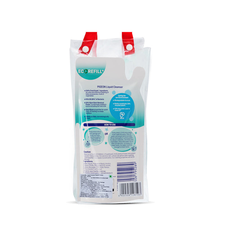 Pigeon Liquid Cleanser Regular 700ml+650ml Refill