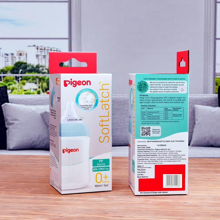 Pigeon Wn3 Pp Nursing Bottle plus type Nipple 160ml