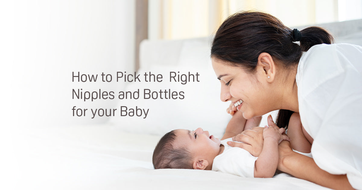  How to pick the right nipples and bottles for your baby