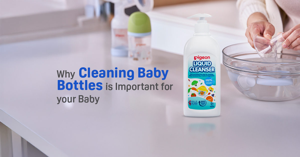 Why Cleaning Baby Bottles Well is Important for Your Baby