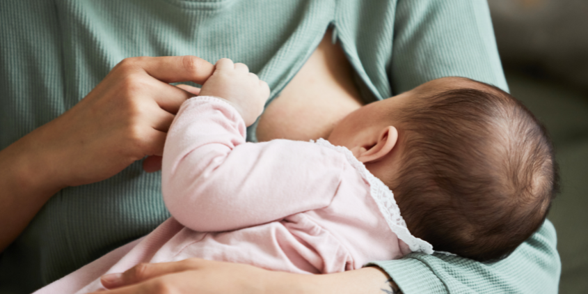 Your baby can't latch on to the breast well