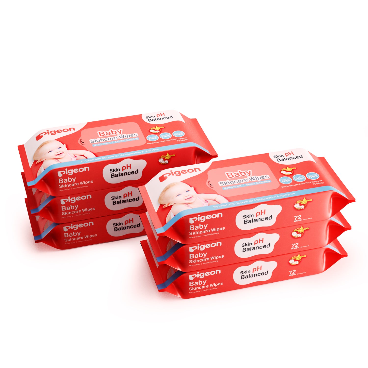 Baby Skincare Wipes Combo Pack Of 6