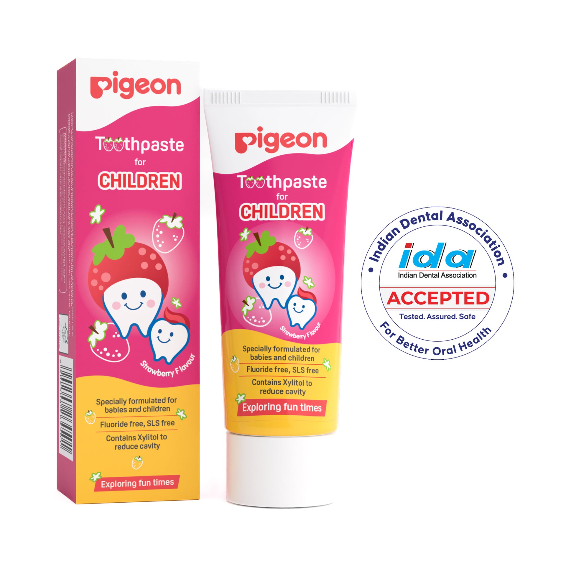 Pigeon Toothpaste for Children - Strawberry Flavour