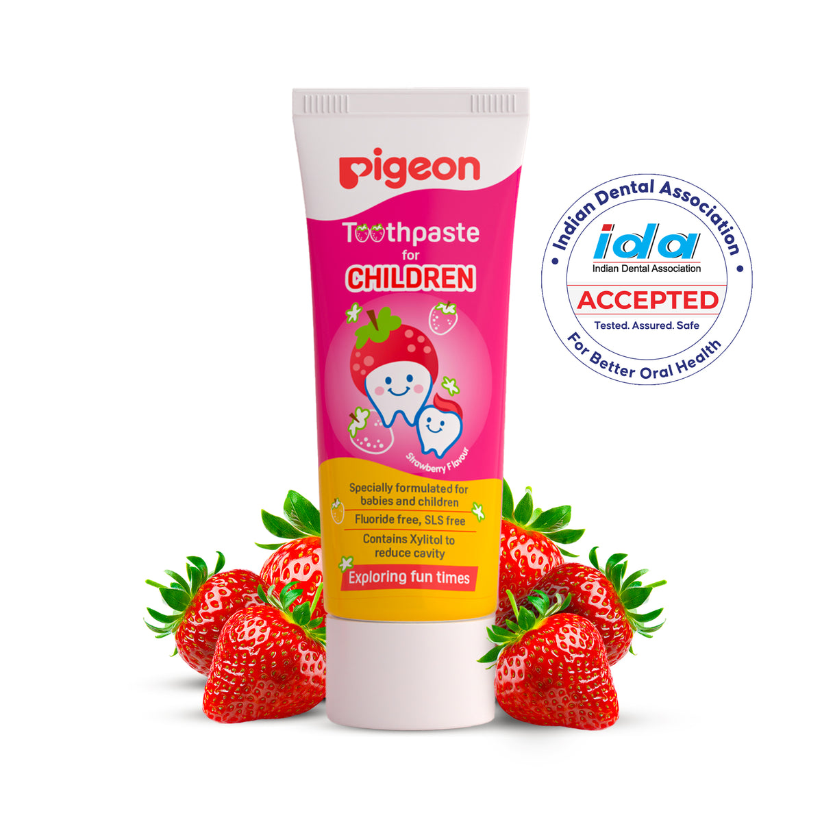 Pigeon Toothpaste for Children - Strawberry Flavour