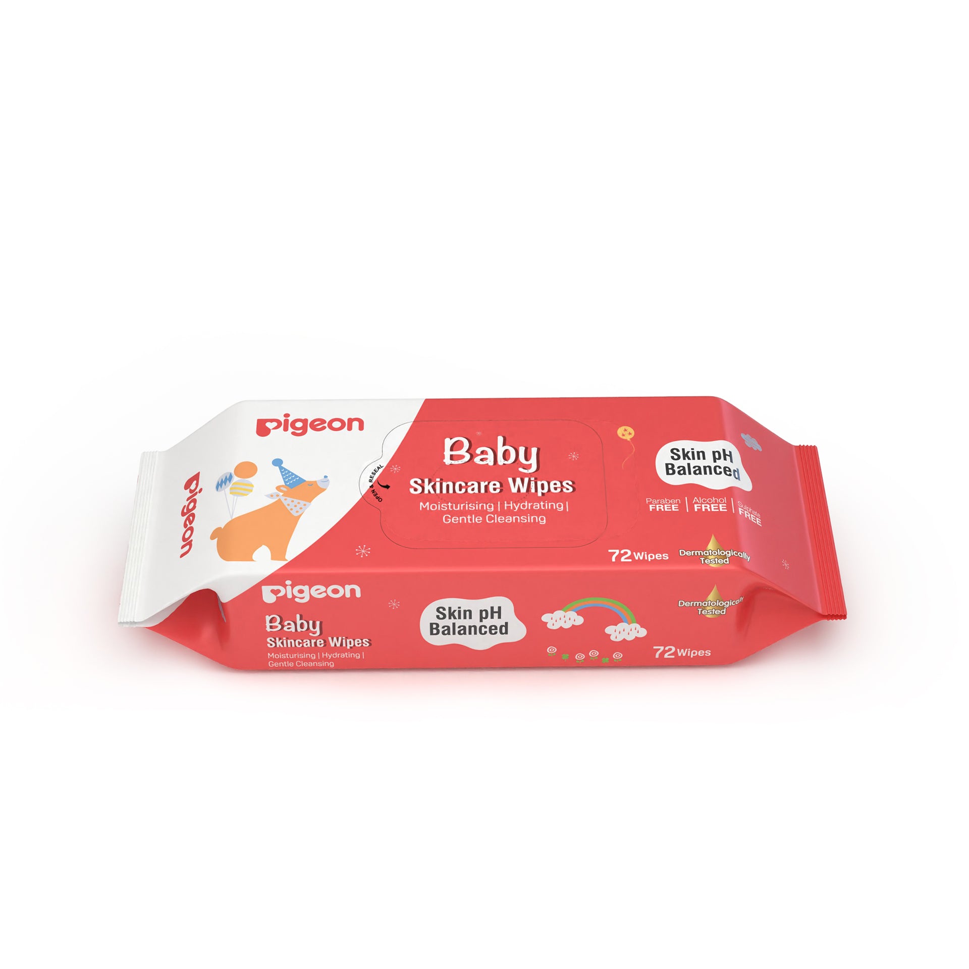 Pigeon Baby Skincare Wipes 72 Sheets-Lilial Free
