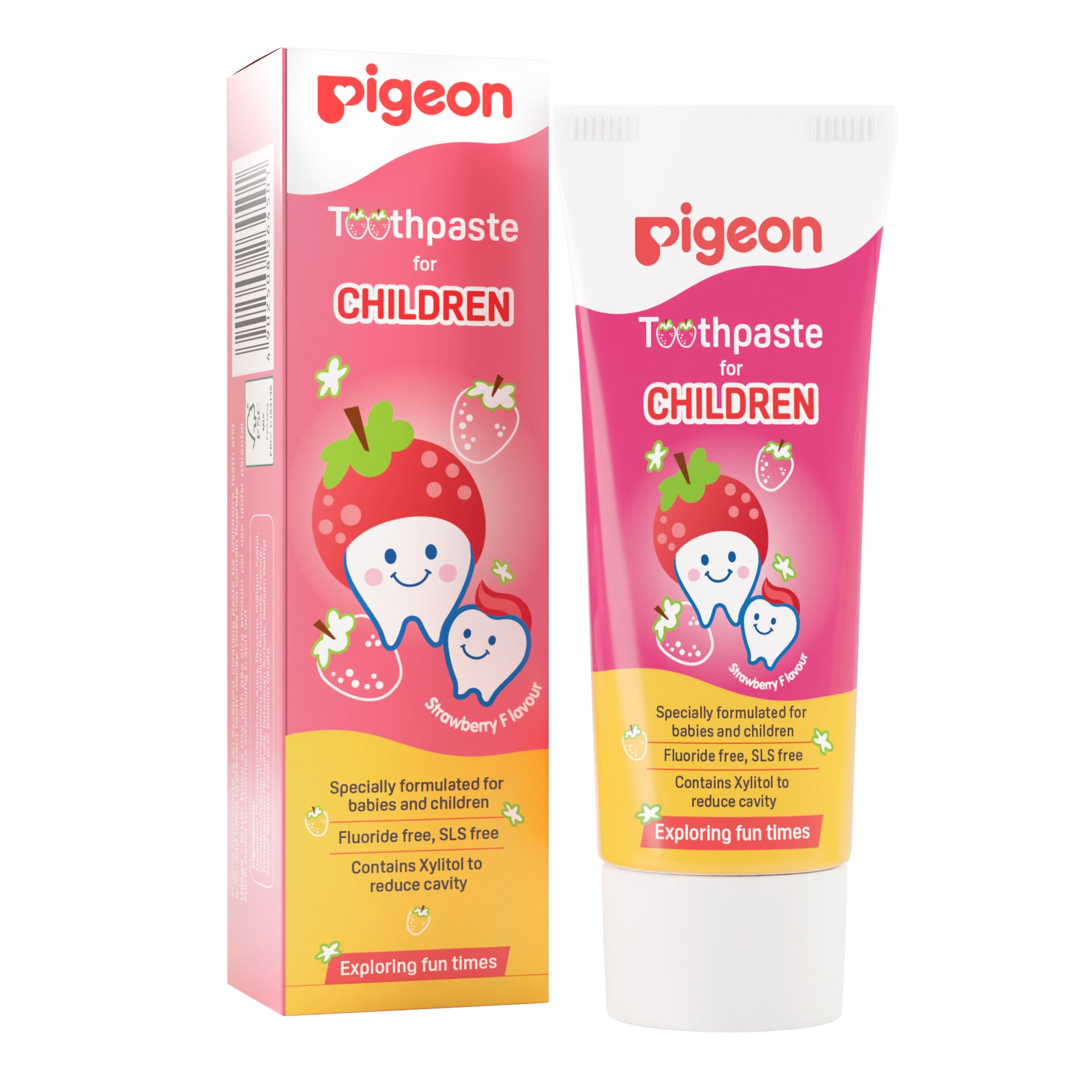 Pigeon Toothpaste for Children - Strawberry Flavour