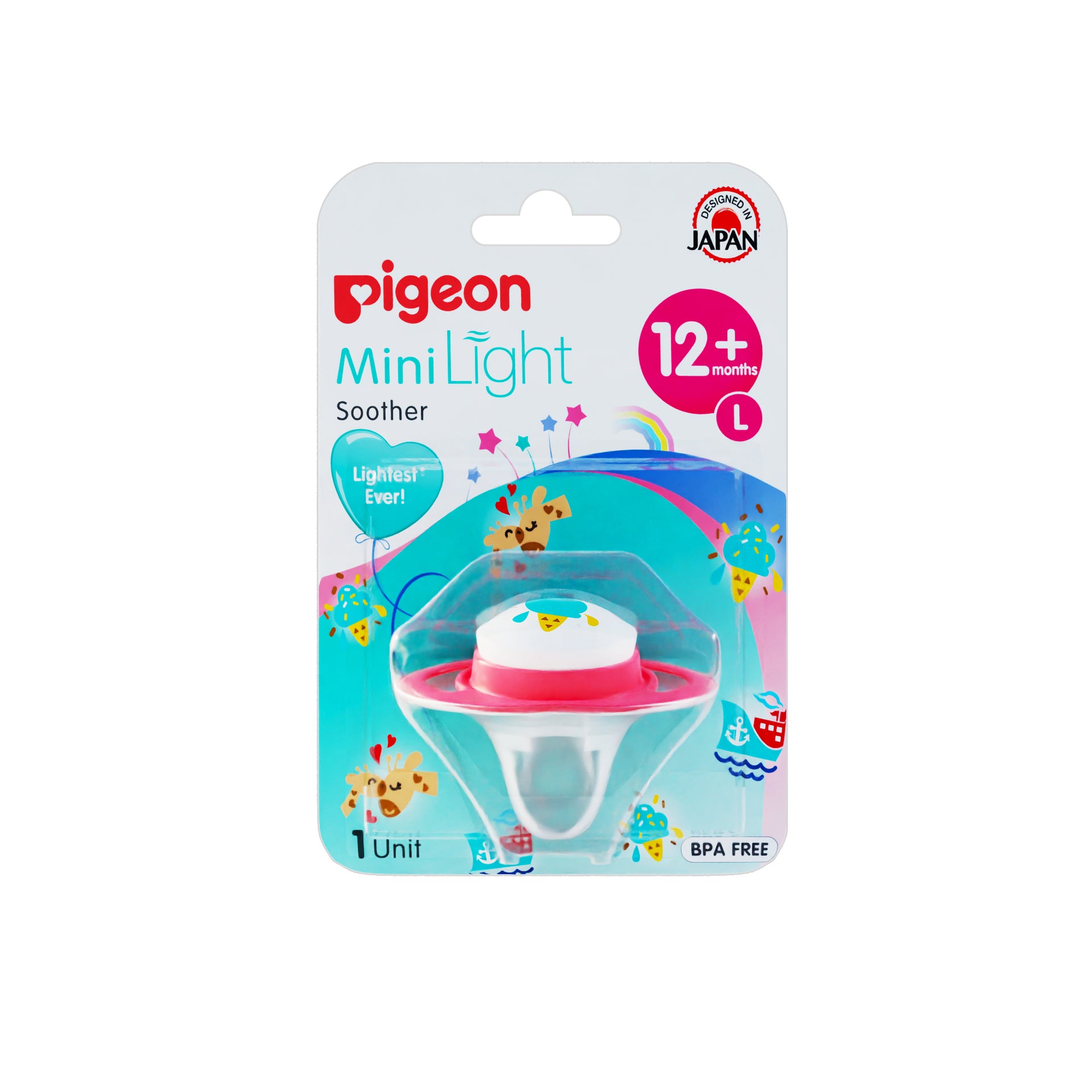 Baby Pacifier | Pigeon Minilight Soother L