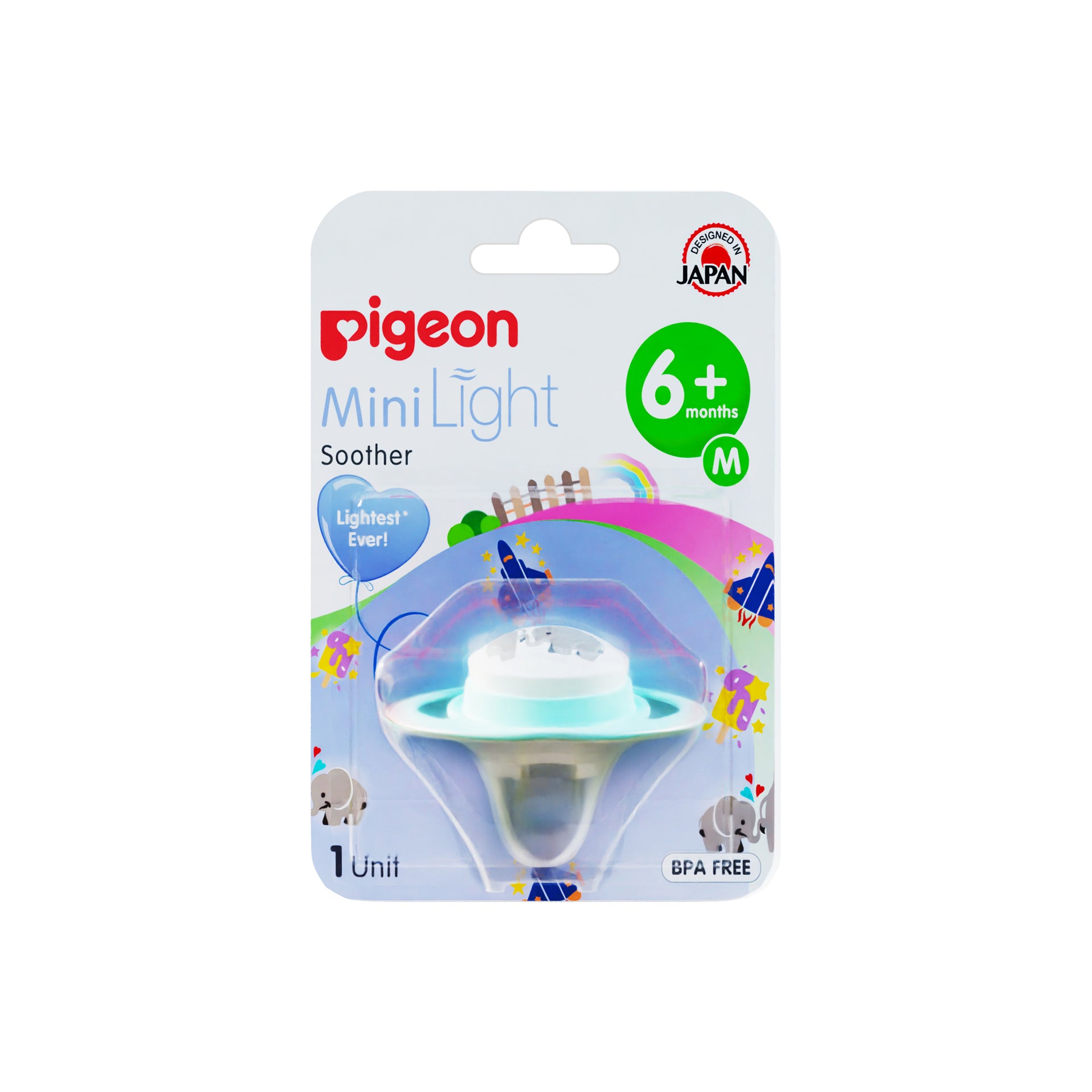 Baby Soother Nipple | Pigeon Minilight Soother M