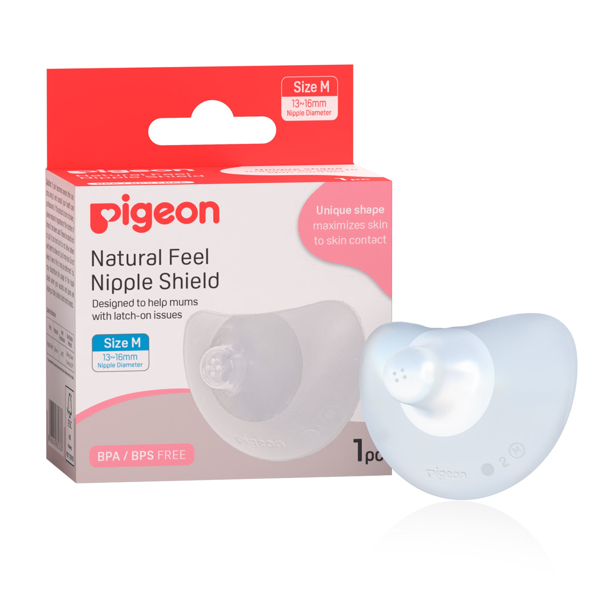 Natural Feel Nipple Shield 1pcs
