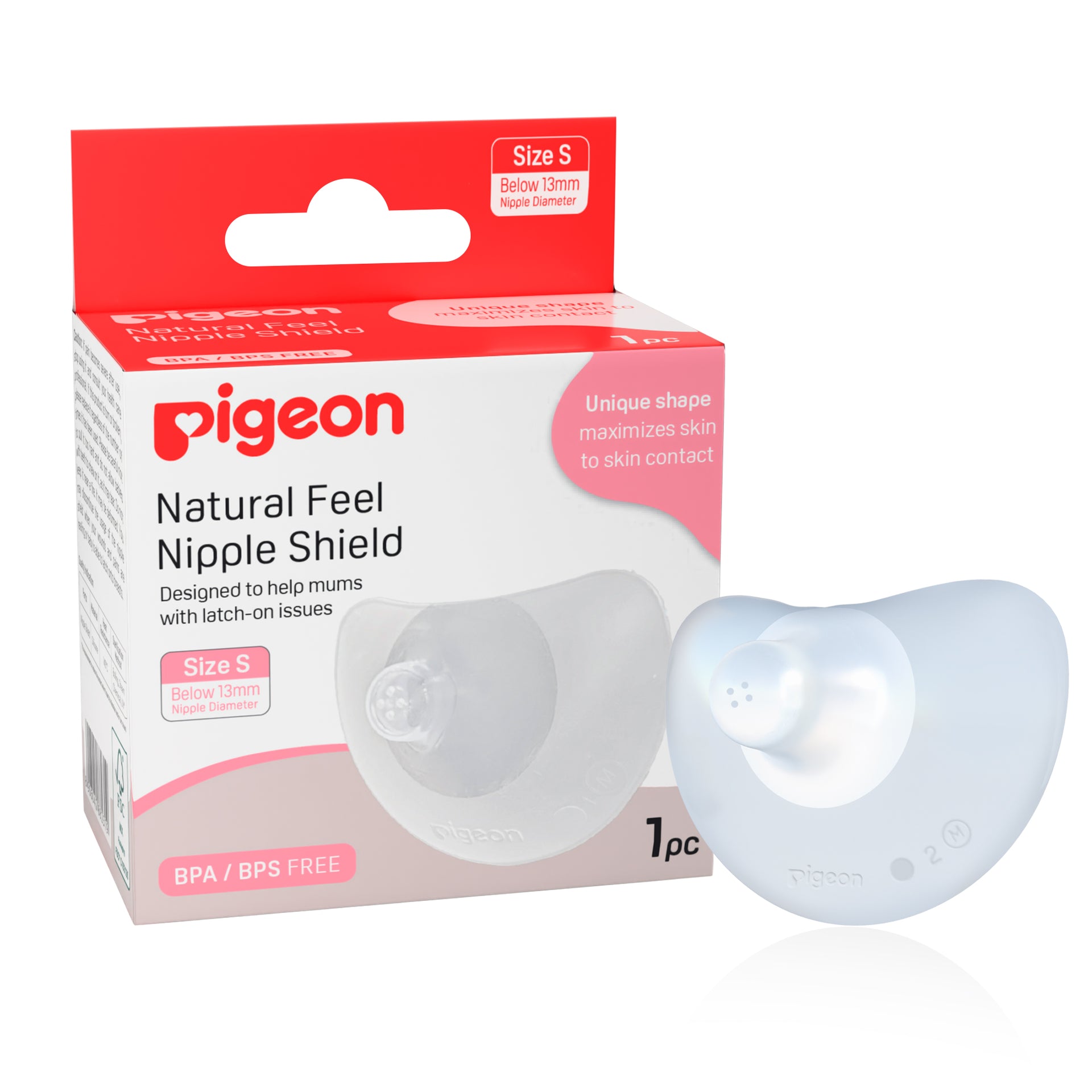 Natural Feel Nipple Shield 1 PCS Size 1