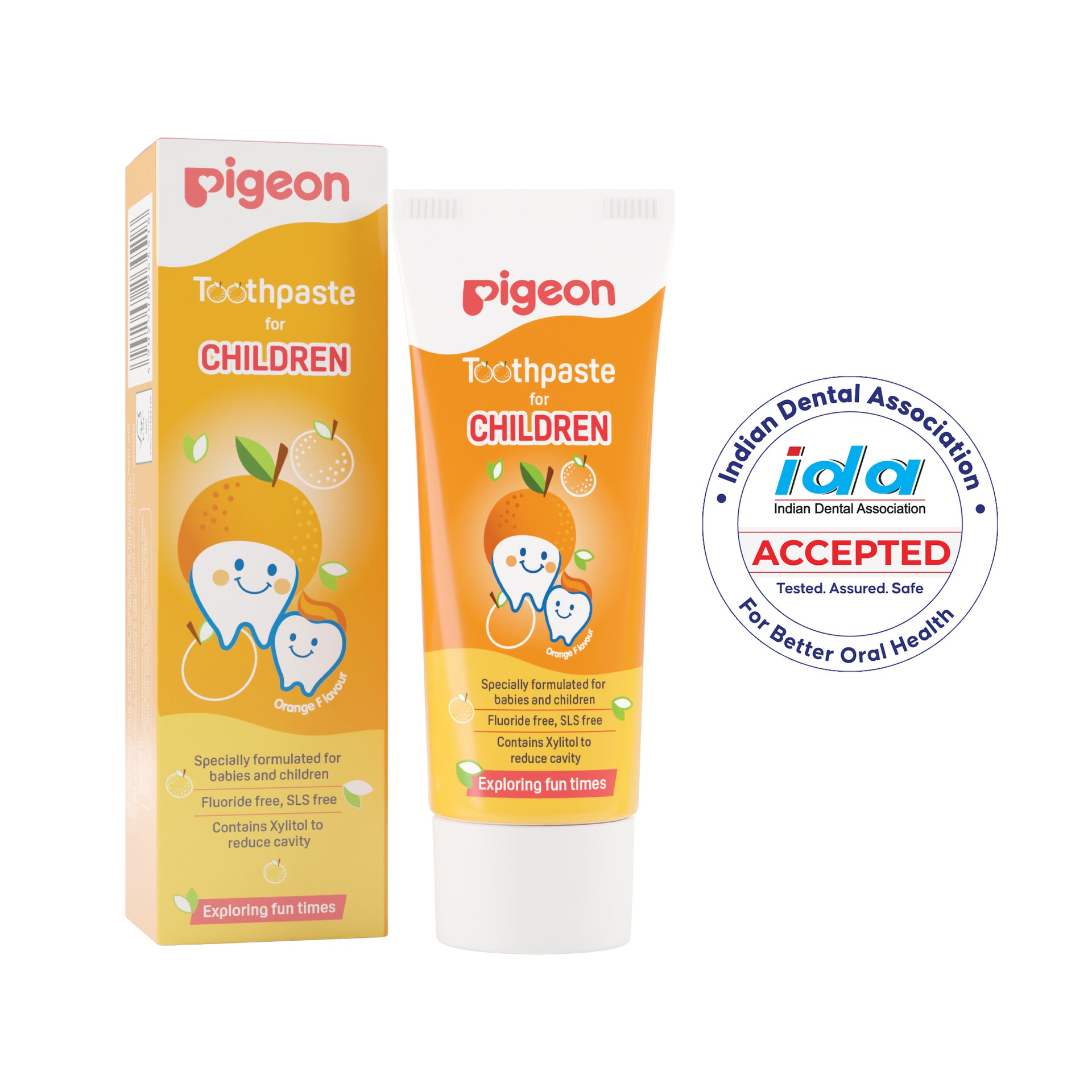 Pigeon Toothpaste for Children - Orange Flavour