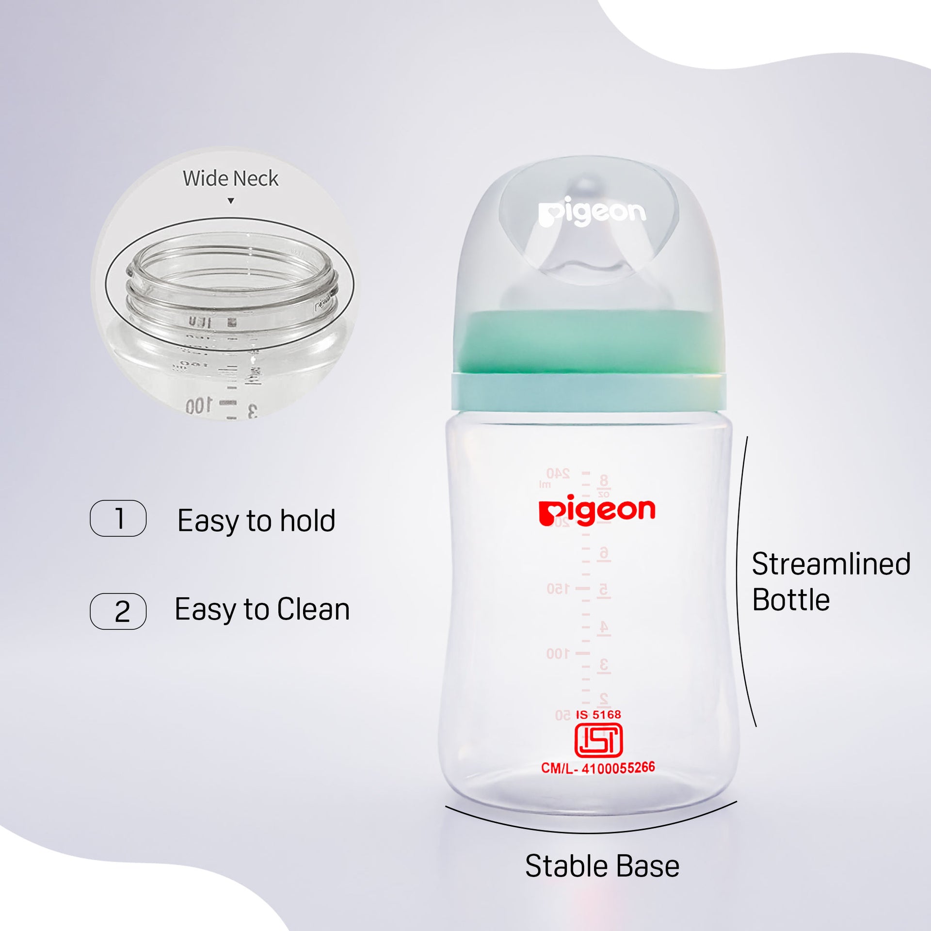 Wn3 Pp Nursing Bottle plus type Nipple 160ml