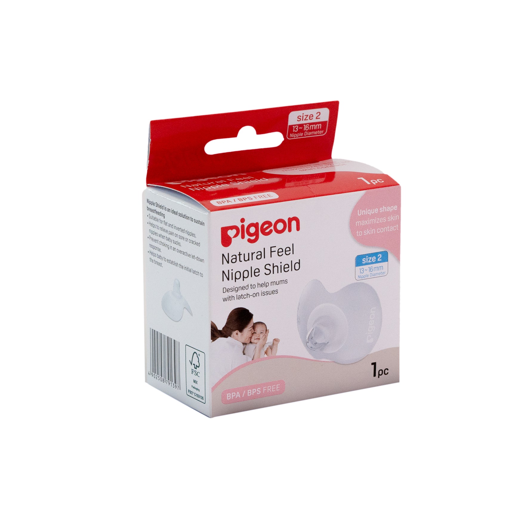 Natural Feel Nipple Shield 1pcs