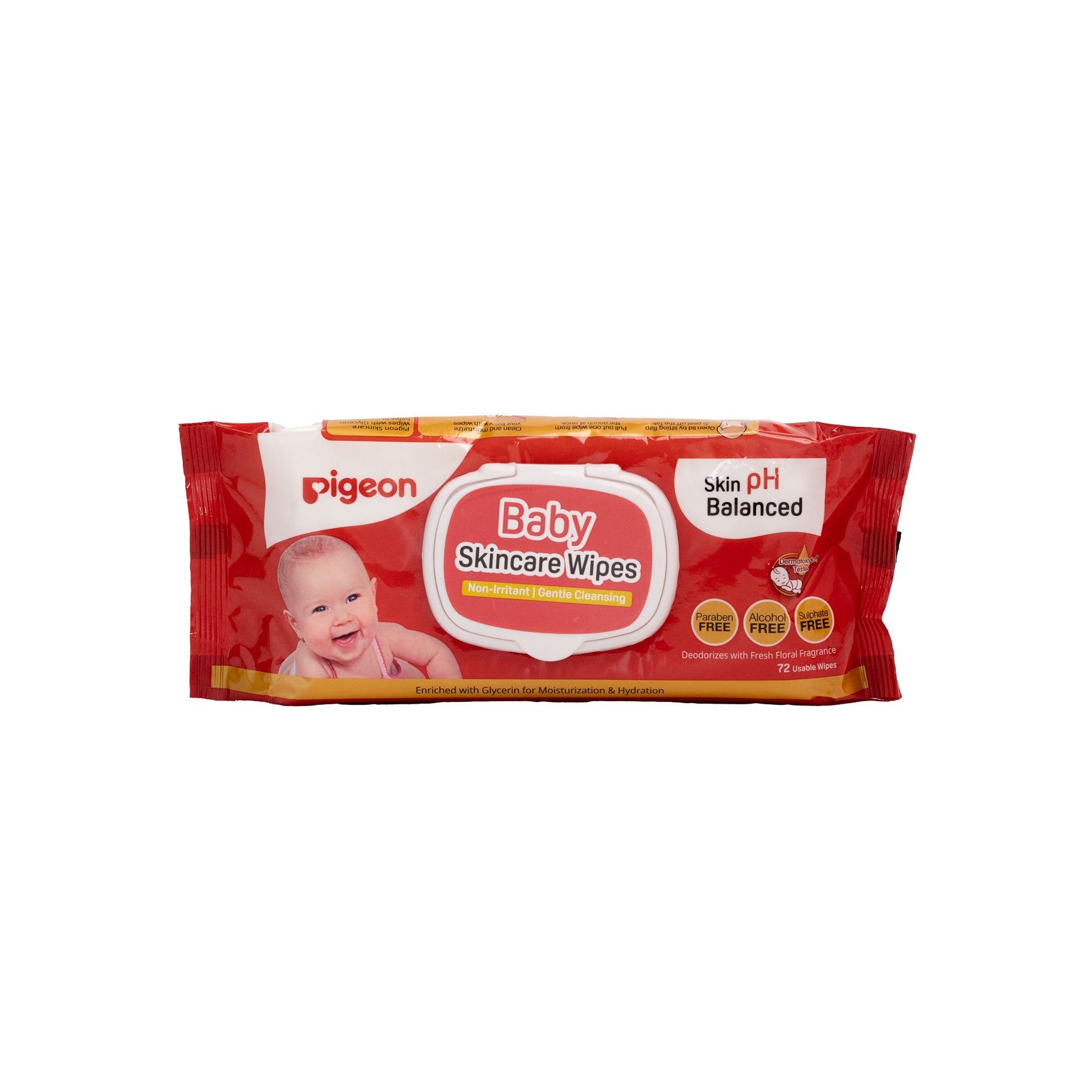 Baby Skincare Wipes 72 Sheets with Lid